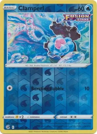 Fusion Strike Clamperl #65/264 reverse holo
